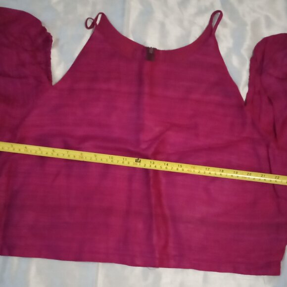 handmade two-piece women's thin strap burgund top size2XL-3XL skirt sizeXL boho - Picture 3 of 10